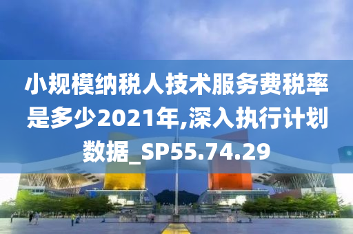 小规模纳税人技术服务费税率是多少2021年,深入执行计划数据_SP55.74.29