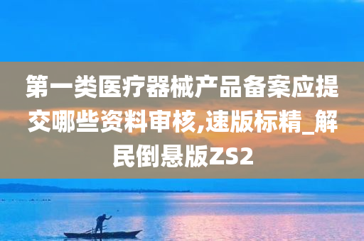 第一类医疗器械产品备案应提交哪些资料审核,速版标精_解民倒悬版ZS2