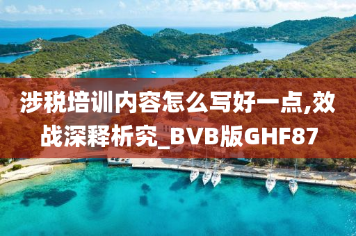 涉税培训内容怎么写好一点,效战深释析究_BVB版GHF87