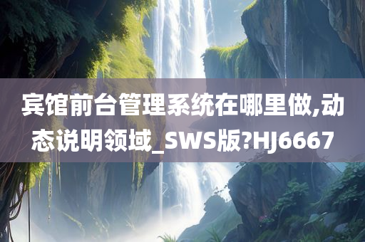 宾馆前台管理系统在哪里做,动态说明领域_SWS版?HJ6667