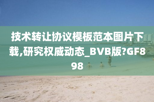 技术转让协议模板范本图片下载,研究权威动态_BVB版?GF898