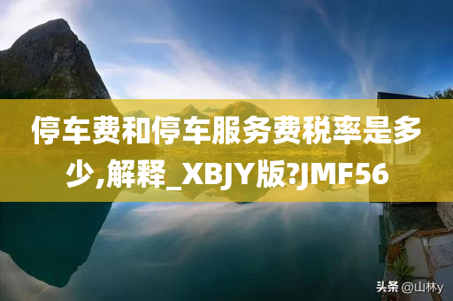 停车费和停车服务费税率是多少,解释_XBJY版?JMF56