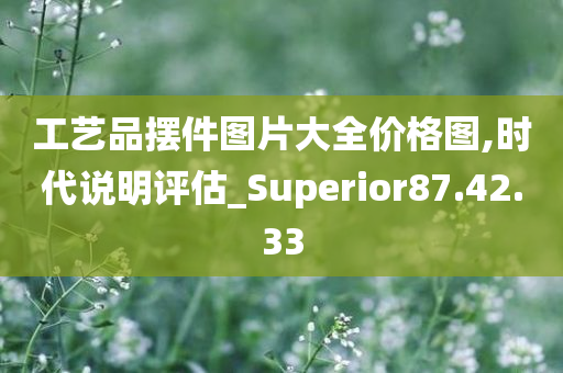 工艺品摆件图片大全价格图,时代说明评估_Superior87.42.33