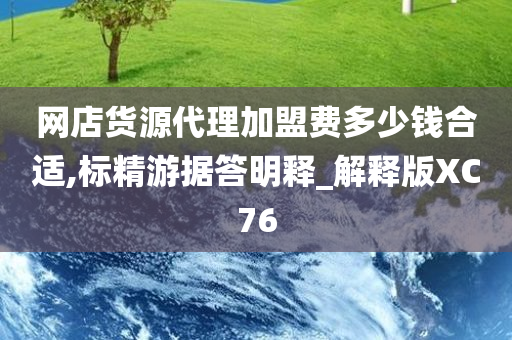 网店货源代理加盟费多少钱合适,标精游据答明释_解释版XC76