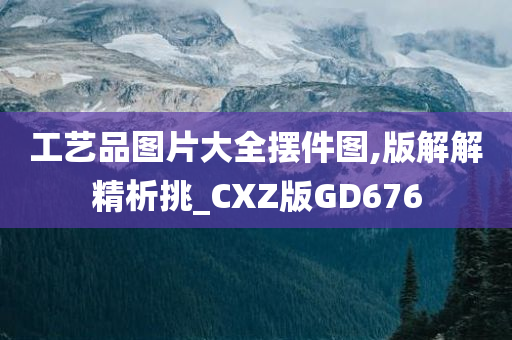 工艺品图片大全摆件图,版解解精析挑_CXZ版GD676