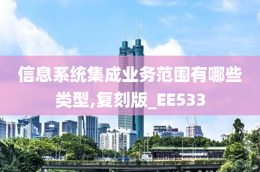 信息系统集成业务范围有哪些类型,复刻版_EE533