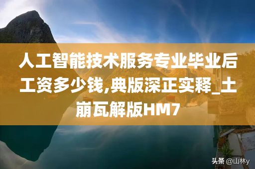 人工智能技术服务专业毕业后工资多少钱,典版深正实释_土崩瓦解版HM7