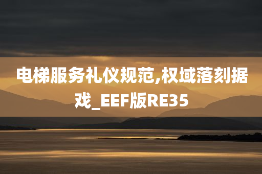 电梯服务礼仪规范,权域落刻据戏_EEF版RE35