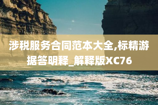 涉税服务合同范本大全,标精游据答明释_解释版XC76