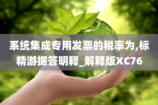 系统集成专用发票的税率为,标精游据答明释_解释版XC76