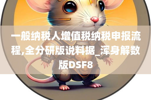 一般纳税人增值税纳税申报流程,全分研版说料据_浑身解数版DSF8