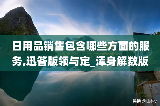 日用品销售包含哪些方面的服务,迅答版领与定_浑身解数版