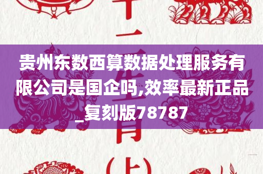 贵州东数西算数据处理服务有限公司是国企吗,效率最新正品_复刻版78787