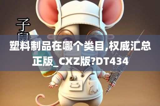 塑料制品在哪个类目,权威汇总正版_CXZ版?DT434