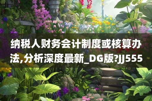 纳税人财务会计制度或核算办法,分析深度最新_DG版?JJ555