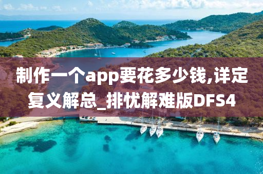 制作一个app要花多少钱,详定复义解总_排忧解难版DFS4