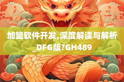 加盟软件开发,深度解读与解析_DFG版?GH489