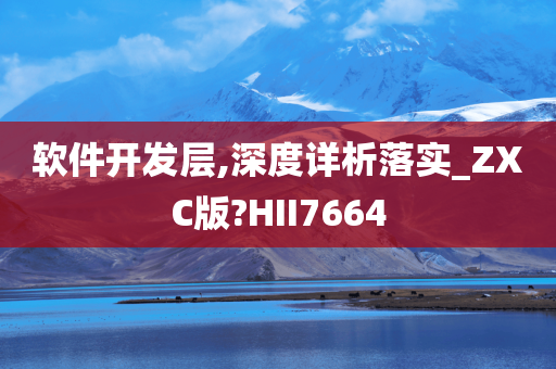 软件开发层,深度详析落实_ZXC版?HII7664