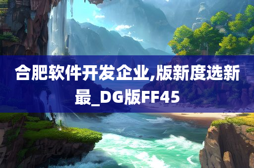 合肥软件开发企业,版新度选新最_DG版FF45