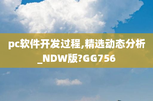 pc软件开发过程,精选动态分析_NDW版?GG756