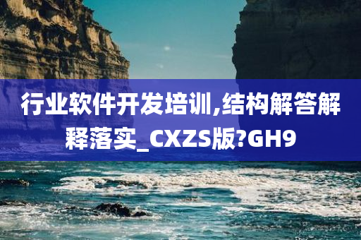 行业软件开发培训,结构解答解释落实_CXZS版?GH9