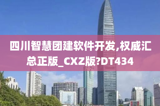 四川智慧团建软件开发,权威汇总正版_CXZ版?DT434