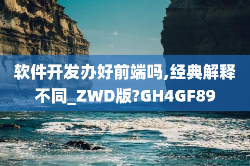 软件开发办好前端吗,经典解释不同_ZWD版?GH4GF89