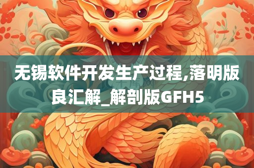 无锡软件开发生产过程,落明版良汇解_解剖版GFH5