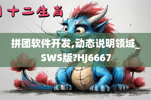 拼团软件开发,动态说明领域_SWS版?HJ6667