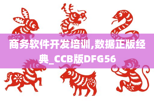 商务软件开发培训,数据正版经典_CCB版DFG56