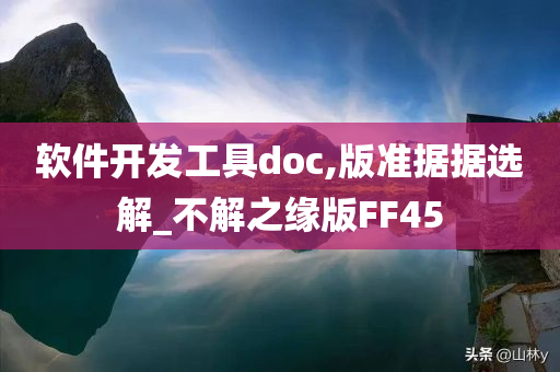 软件开发工具doc,版准据据选解_不解之缘版FF45