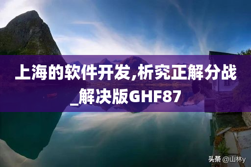 上海的软件开发,析究正解分战_解决版GHF87