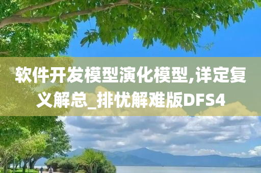 软件开发模型演化模型,详定复义解总_排忧解难版DFS4