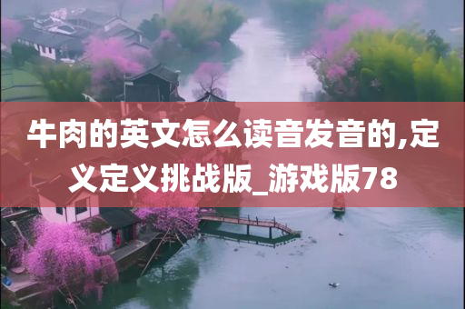 牛肉的英文怎么读音发音的,定义定义挑战版_游戏版78