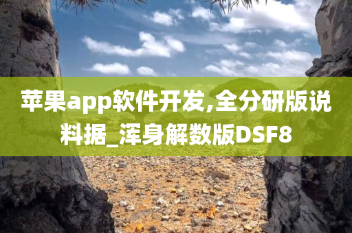 苹果app软件开发,全分研版说料据_浑身解数版DSF8