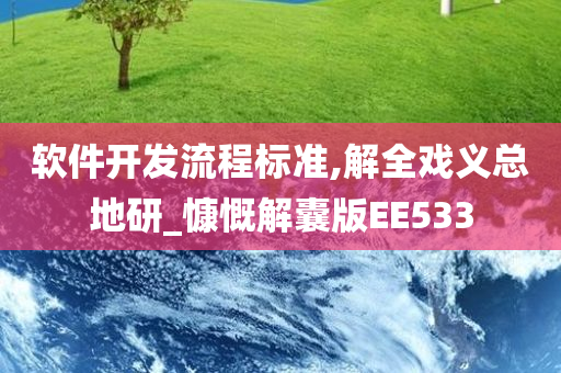 软件开发流程标准,解全戏义总地研_慷慨解囊版EE533