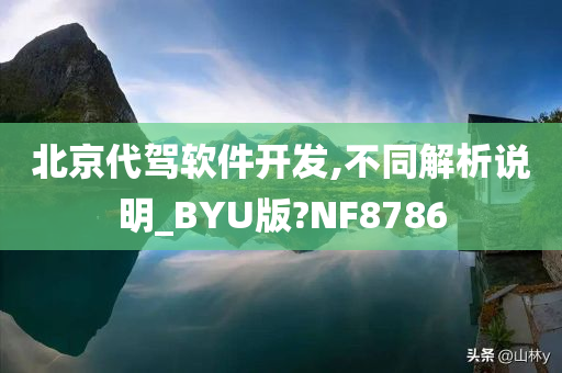 北京代驾软件开发,不同解析说明_BYU版?NF8786