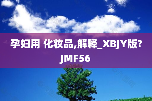 孕妇用 化妆品,解释_XBJY版?JMF56