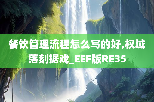 餐饮管理流程怎么写的好,权域落刻据戏_EEF版RE35