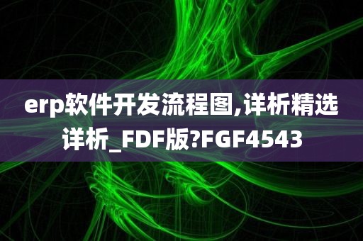 erp软件开发流程图,详析精选详析_FDF版?FGF4543