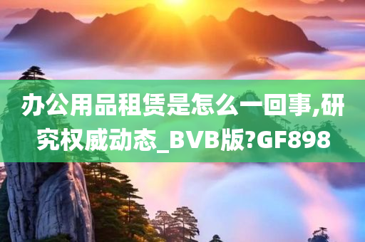 办公用品租赁是怎么一回事,研究权威动态_BVB版?GF898