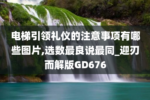 电梯引领礼仪的注意事项有哪些图片,选数最良说最同_迎刃而解版GD676