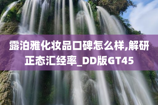 露泊雅化妆品口碑怎么样,解研正态汇经率_DD版GT45