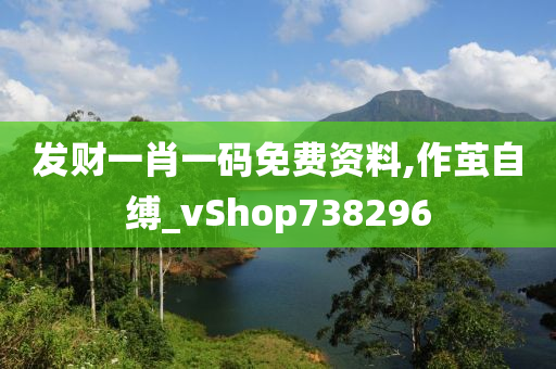 发财一肖一码免费资料,作茧自缚_vShop738296