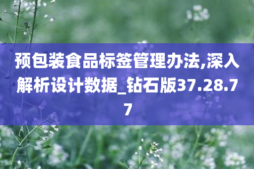 预包装食品标签管理办法,深入解析设计数据_钻石版37.28.77