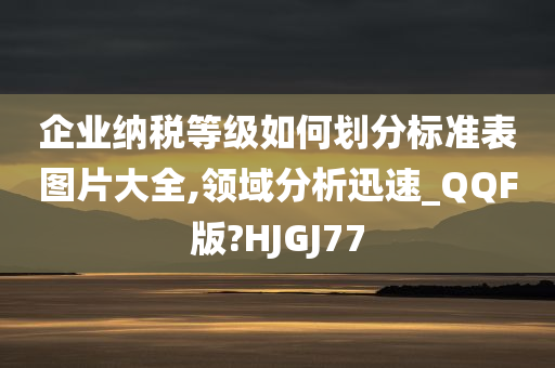 企业纳税等级如何划分标准表图片大全,领域分析迅速_QQF版?HJGJ77