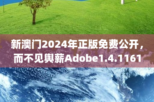 新澳门2024年正版免费公开，而不见舆薪Adobe1.4.1161