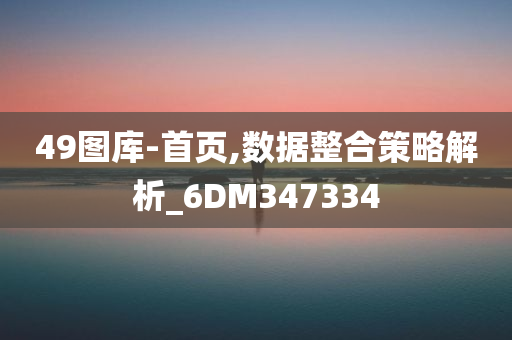 49图库-首页,数据整合策略解析_6DM347334