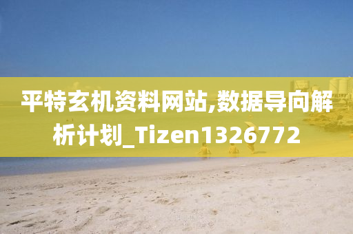 平特玄机资料网站,数据导向解析计划_Tizen1326772