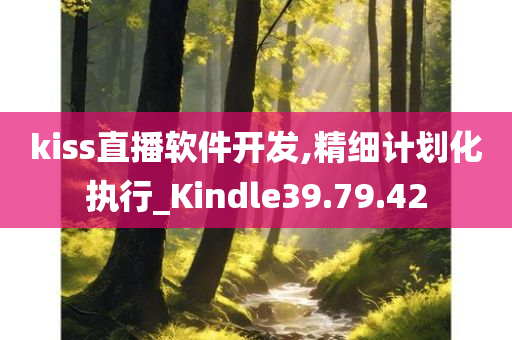 kiss直播软件开发,精细计划化执行_Kindle39.79.42